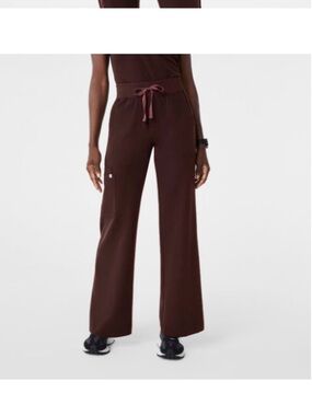 Figs Isabela Wide-Leg in Espresso
